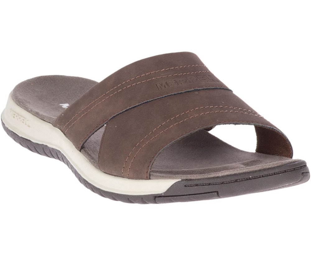 Sandálias Homem - Merrell Veron Slide - Marrom - LTP356021